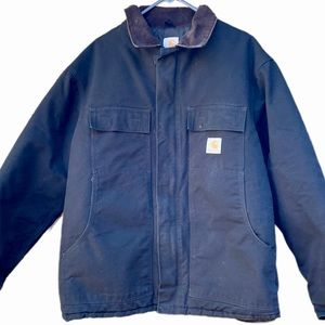Mens/Women’s New Without Tags Carhartt C03 BLK 46 Regular Zip Up Lined Jacket